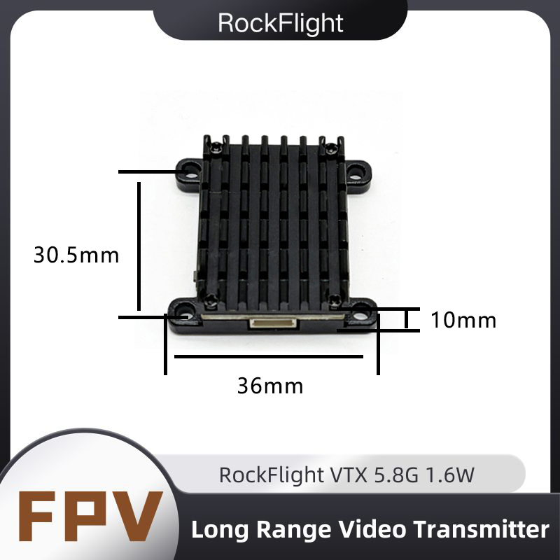 RockFlight TX663 VTX 5.8G 48CH - Drone Racing Vtx recension och pris