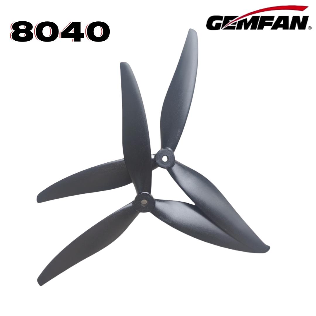 Gemfan 8040 8X4X3 3-blade 8-in - Drone Racing Motor recension och pris